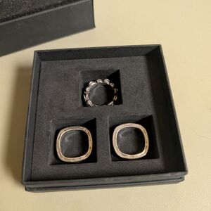 Clocks and Colours Sterling Silver Ring size 10